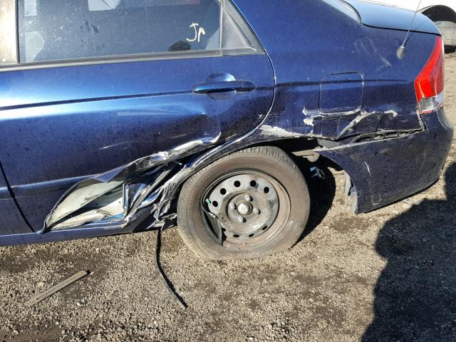 KNAFE222895613258 - 2009 KIA SPECTRA EX BLUE photo 9