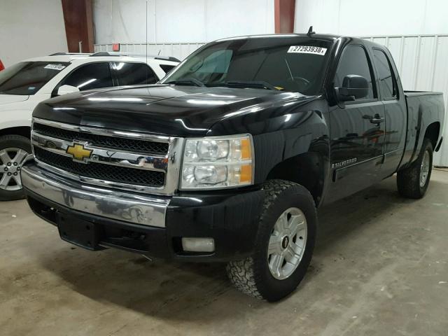 2GCEK19J581175748 - 2008 CHEVROLET SILVERADO BLACK photo 2