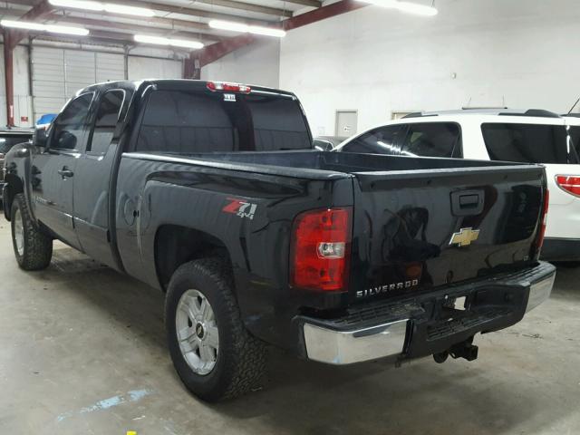 2GCEK19J581175748 - 2008 CHEVROLET SILVERADO BLACK photo 3