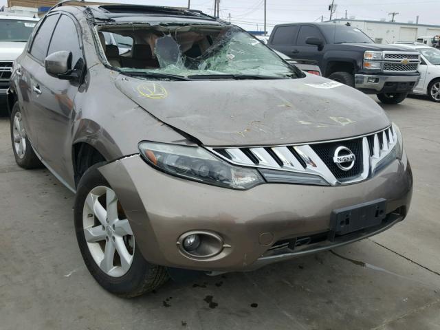 JN8AZ1MU0AW001391 - 2010 NISSAN MURANO S BROWN photo 1