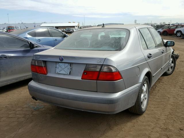 YS3EF48Z213020399 - 2001 SAAB 9-5 SE SILVER photo 4