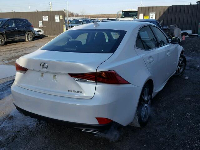 JTHBA1D20H5039675 - 2017 LEXUS IS 200T WHITE photo 4