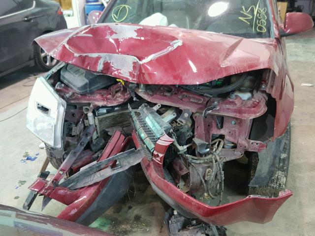 2CNDL73F666050558 - 2006 CHEVROLET EQUINOX LT MAROON photo 9