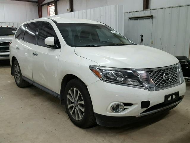 5N1AR2MN4FC628285 - 2015 NISSAN PATHFINDER WHITE photo 1