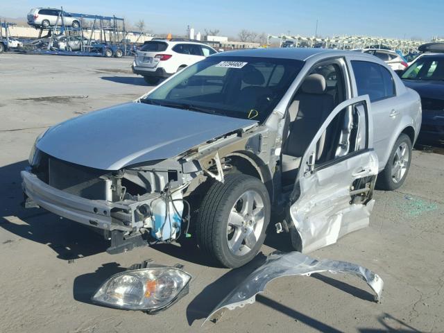 1G1AD5F56A7175590 - 2010 CHEVROLET COBALT 1LT SILVER photo 2