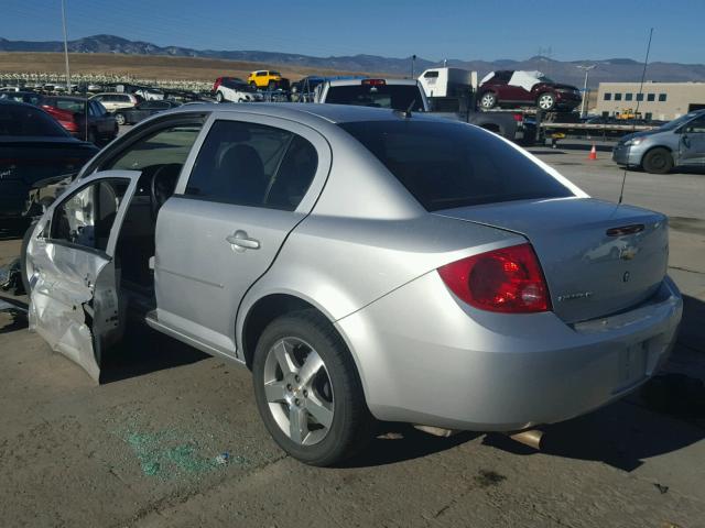 1G1AD5F56A7175590 - 2010 CHEVROLET COBALT 1LT SILVER photo 3