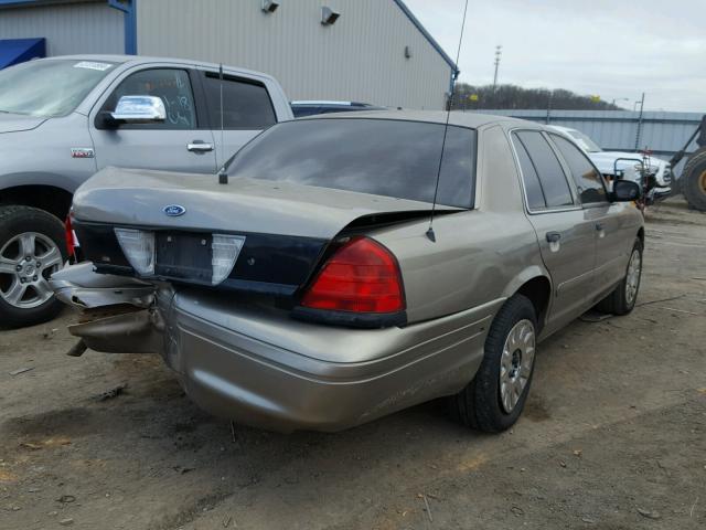 2FAHP71W65X110169 - 2005 FORD CROWN VICT TAN photo 4