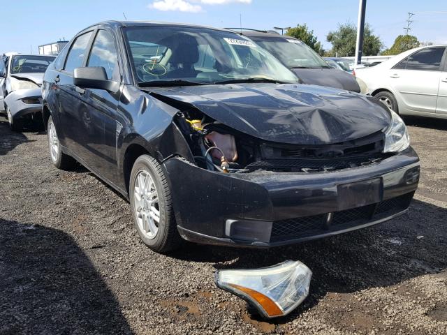 1FAHP35N88W278776 - 2008 FORD FOCUS SE BLACK photo 1