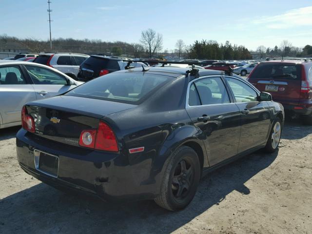 1G1ZB5EB4AF314301 - 2010 CHEVROLET MALIBU LS BLACK photo 4