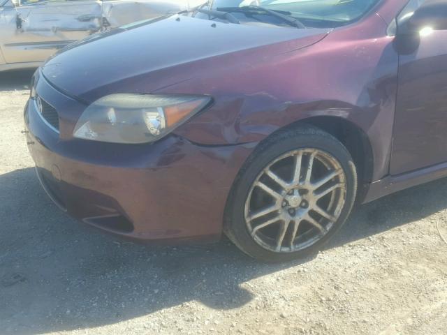 JTKDE167750031002 - 2005 TOYOTA SCION TC 栗色 照片 9