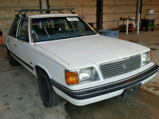 1P3BP46K5JC259779 - 1988 PLYMOUTH RELIANT LE WHITE photo 1