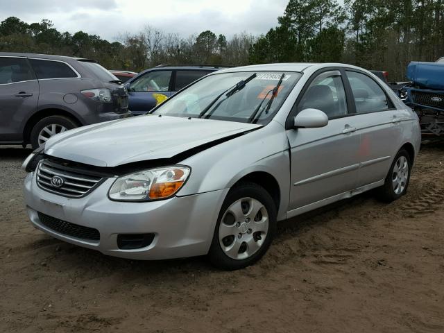 KNAFE221595660383 - 2009 KIA SPECTRA EX SILVER photo 2