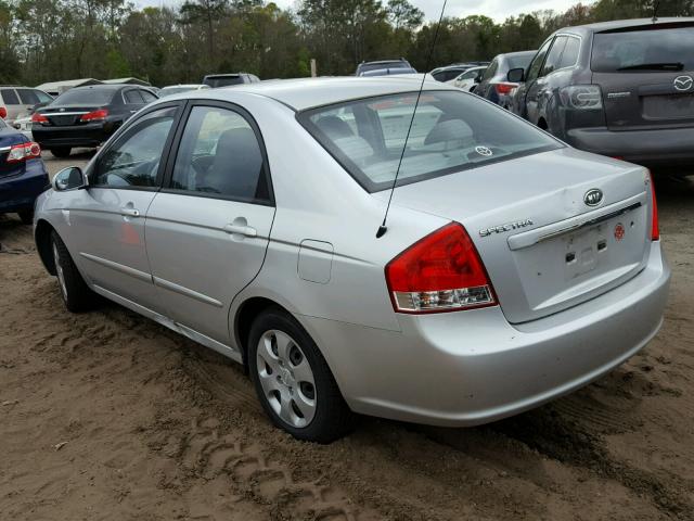 KNAFE221595660383 - 2009 KIA SPECTRA EX SILVER photo 3