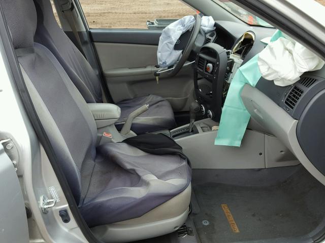 KNAFE221595660383 - 2009 KIA SPECTRA EX SILVER photo 5