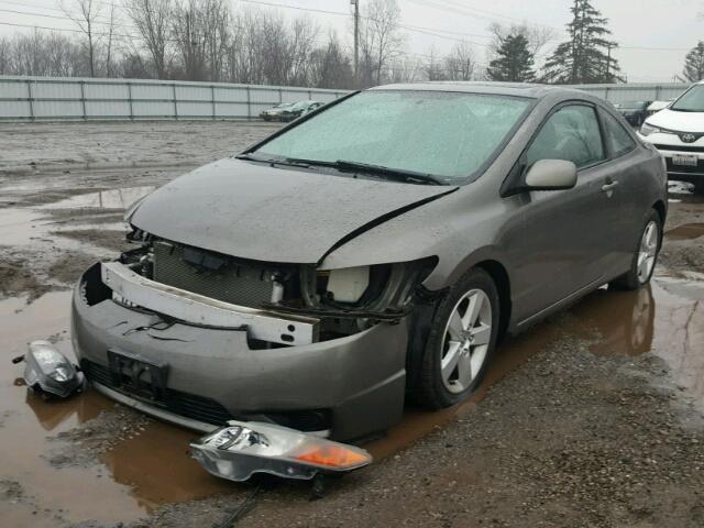 2HGFG11847H547232 - 2007 HONDA CIVIC EX ნაცრისფერი ფოტო 2