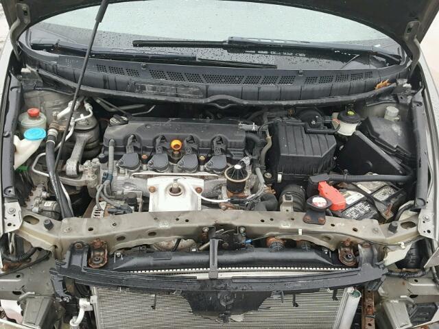 2HGFG11847H547232 - 2007 HONDA CIVIC EX ნაცრისფერი ფოტო 7