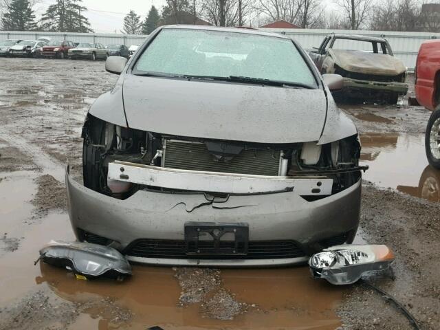 2HGFG11847H547232 - 2007 HONDA CIVIC EX ნაცრისფერი ფოტო 9