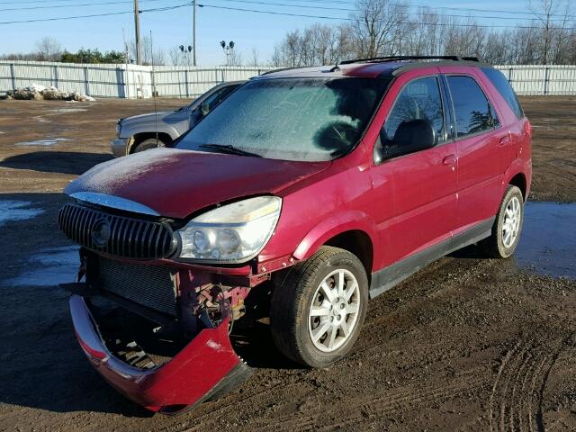 3G5DA03L16S530460 - 2006 BUICK RENDEZVOUS MAROON photo 2