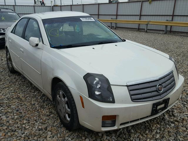 1G6DM57N230162658 - 2003 CADILLAC CTS WHITE photo 1