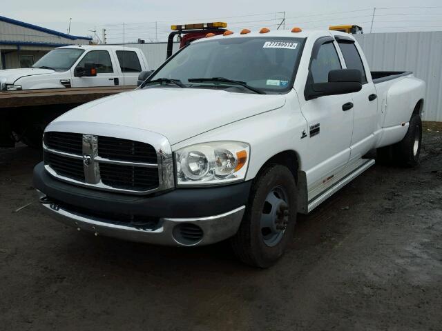 3D7ML48A77G796898 - 2007 DODGE RAM 3500 S WHITE photo 2