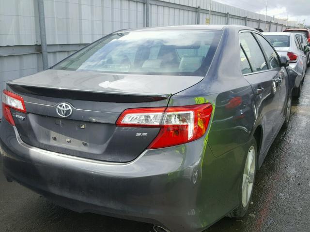 4T1BF1FK2EU365460 - 2014 TOYOTA CAMRY L GRAY photo 4