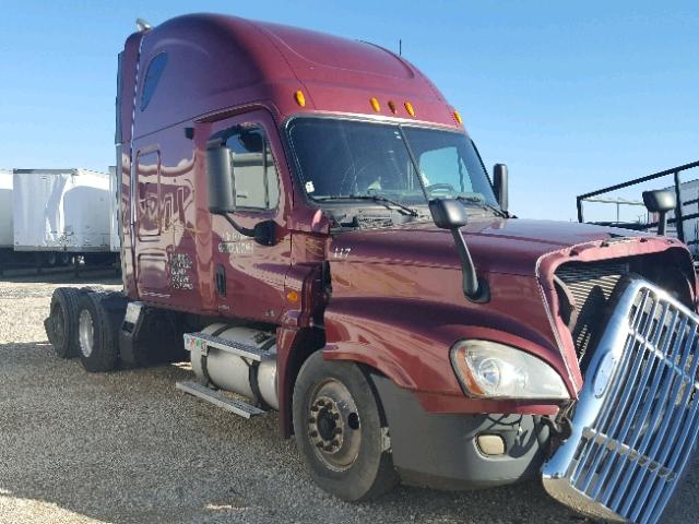 1FUJGLDR4ALAF1065 - 2010 FREIGHTLINER CASCADIA 1 BURGUNDY photo 1