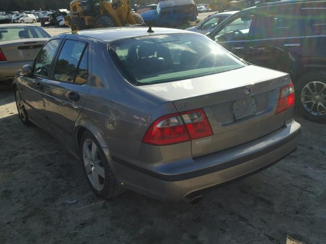 YS3EH49G053502592 - 2005 SAAB 9-5 AERO GRAY photo 3