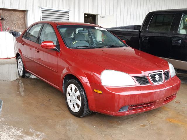 KL5JD56Z15K201094 - 2005 SUZUKI FORENZA S BURGUNDY photo 1