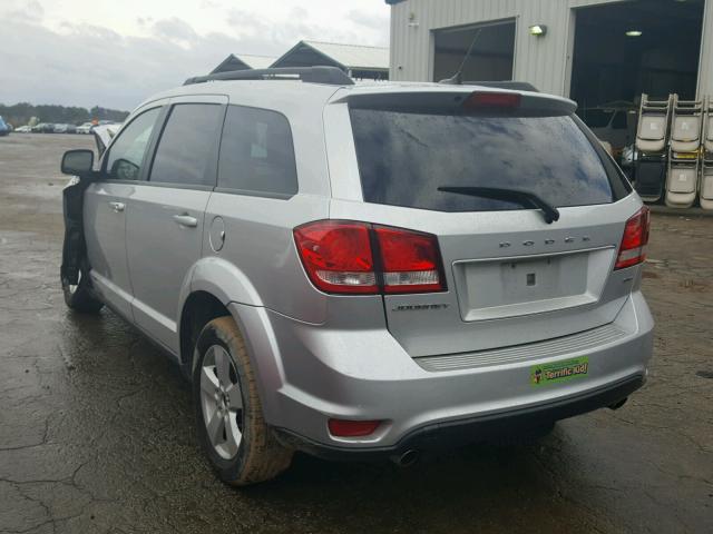 3C4PDCBGXCT272867 - 2012 DODGE JOURNEY SX SILVER photo 3