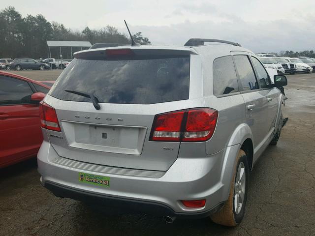 3C4PDCBGXCT272867 - 2012 DODGE JOURNEY SX SILVER photo 4