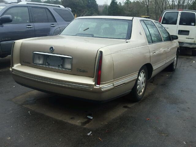 1G6KD54Y9WU764508 - 1998 CADILLAC DEVILLE GOLD photo 4