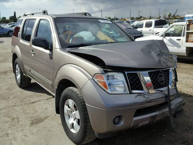 5N1AR18U76C684815 - 2006 NISSAN PATHFINDER BROWN photo 1