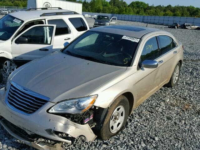 1C3CCBCG4DN577359 - 2013 CHRYSLER 200 LIMITE GOLD photo 2