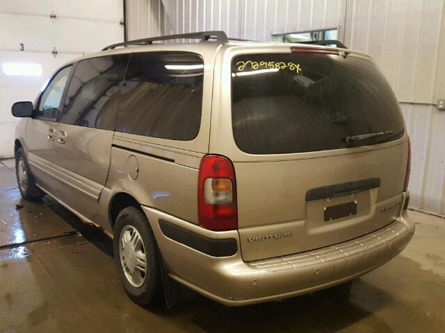 1GNDX03E41D122995 - 2001 CHEVROLET VENTURE TAN photo 3