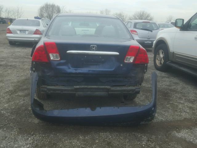 2HGES26773H514607 - 2003 HONDA CIVIC EX ლურჯი ფოტო 9