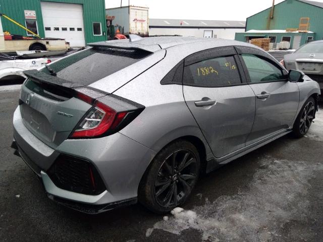 SHHFK7H46HU306930 - 2017 HONDA CIVIC SPOR SILVER photo 4