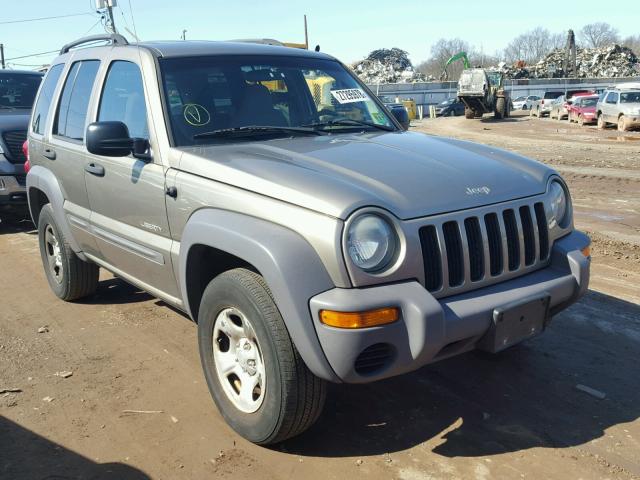 1J4GL48K54W123440 - 2004 JEEP LIBERTY SP BEIGE photo 1