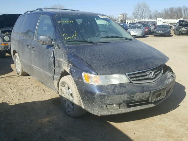 5FNRL18914B078267 - 2004 HONDA ODYSSEY EX BLUE photo 1