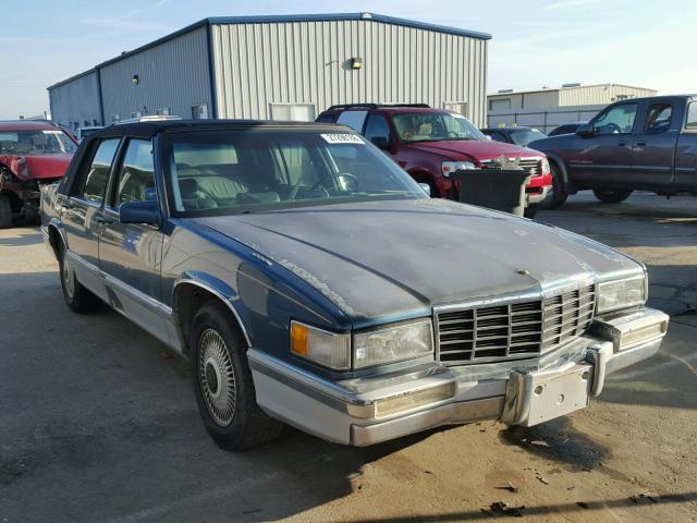 1G6CD53B2P4290064 - 1993 CADILLAC DEVILLE BLUE photo 1