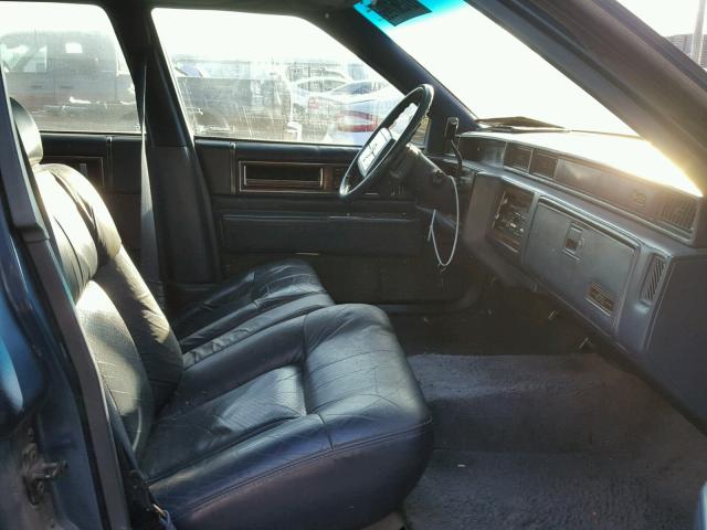 1G6CD53B2P4290064 - 1993 CADILLAC DEVILLE BLUE photo 5