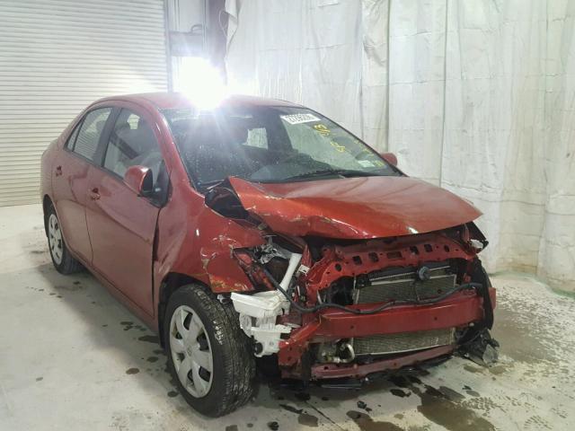 JTDBT923581228917 - 2008 TOYOTA YARIS RED photo 1