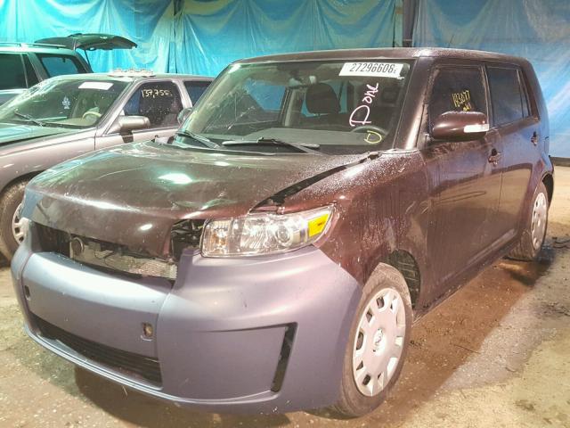 JTLKE50E481040272 - 2008 TOYOTA SCION XB შავი ფოტო 2