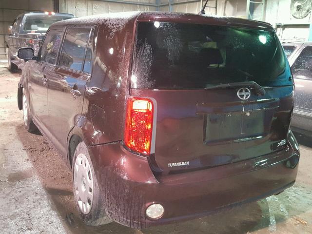 JTLKE50E481040272 - 2008 TOYOTA SCION XB შავი ფოტო 3