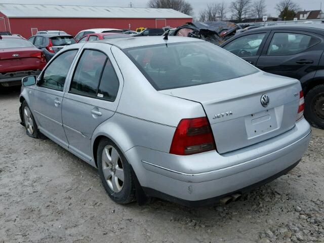 3VWSE69M25M055506 - 2005 VOLKSWAGEN JETTA GLI SILVER photo 3