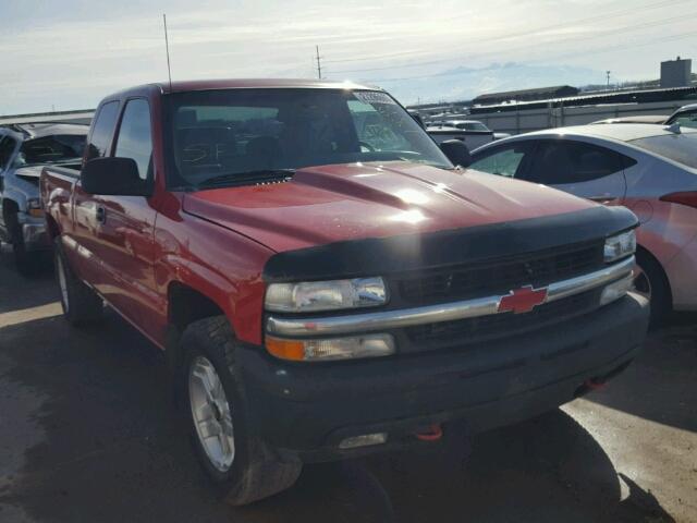 2GCEK19T021231264 - 2002 CHEVROLET SILVERADO RED photo 1