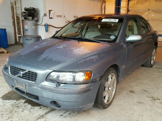 YV1RH58D622156503 - 2002 VOLVO S60 2.5T GRAY photo 2