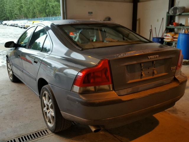 YV1RH58D622156503 - 2002 VOLVO S60 2.5T GRAY photo 3