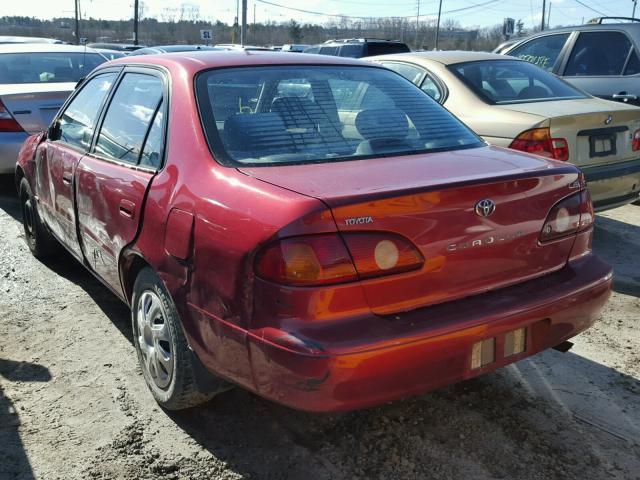 2T1BR12E51C449498 - 2001 TOYOTA COROLLA CE RED photo 3