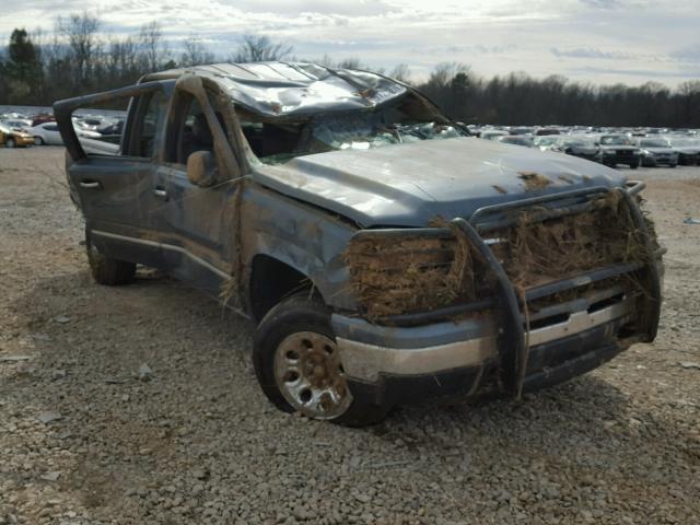 2GCEK13VX61304379 - 2006 CHEVROLET SILVERADO BLUE photo 1