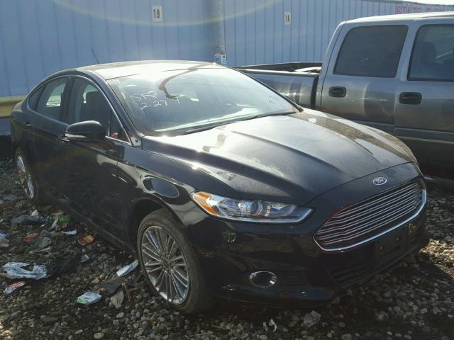 3FA6P0T97GR127862 - 2016 FORD FUSION SE BLACK photo 1